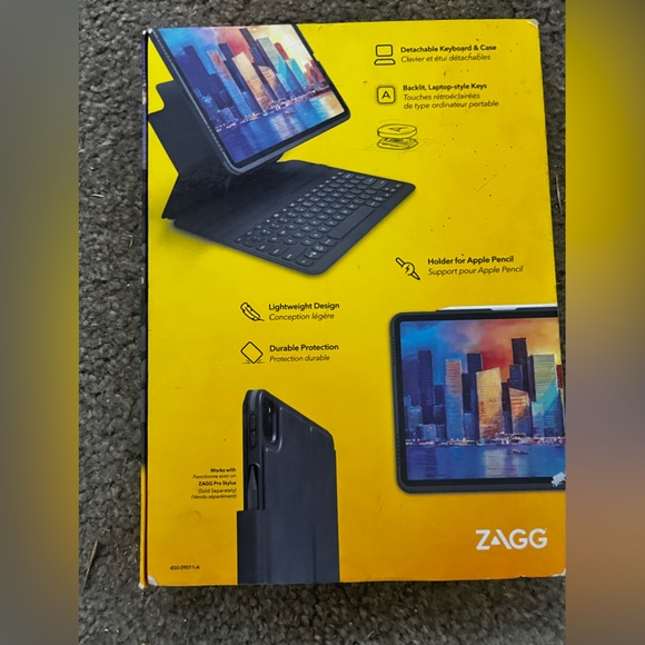 ZAGG Pro Keys Detachable Case & Wireless Keyboard - Picture 2 of 7